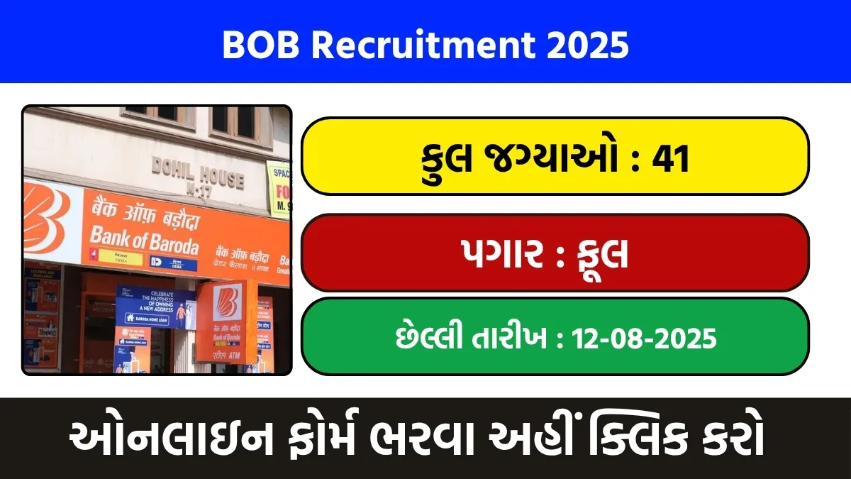 BOB Recruitment 2025
